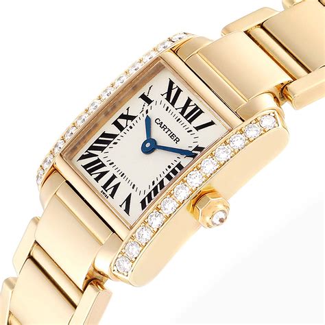 cartier gold tank watch dupe|cartier tank française watch.